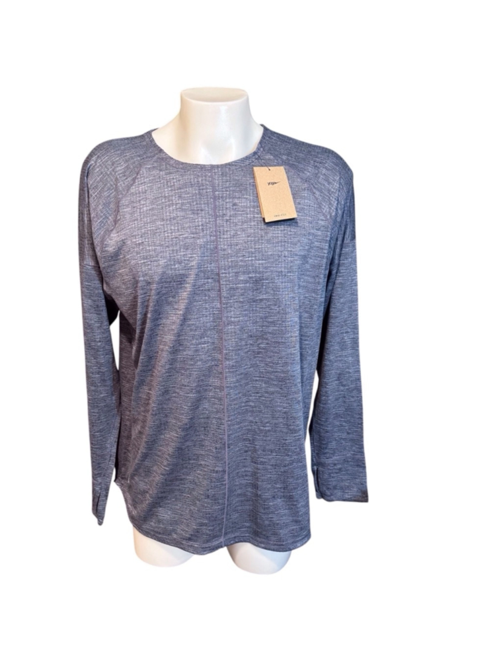 Men's Nike dri fit yoga Shirt, Size XL, Gray